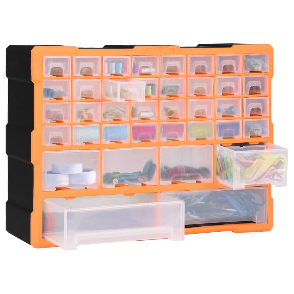 Multi-Schubladen-Organizer mit 40 Schubladen 52x16x37,5 cm - Pazzar.ch