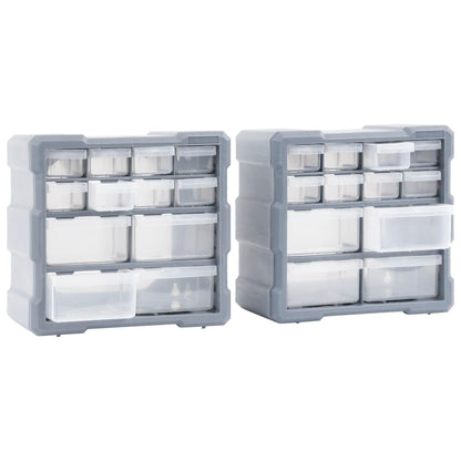 Multi-Schubladen-Organizer 2 Stk. 12 Schubladen 26,5x16x26 cm - Pazzar.ch