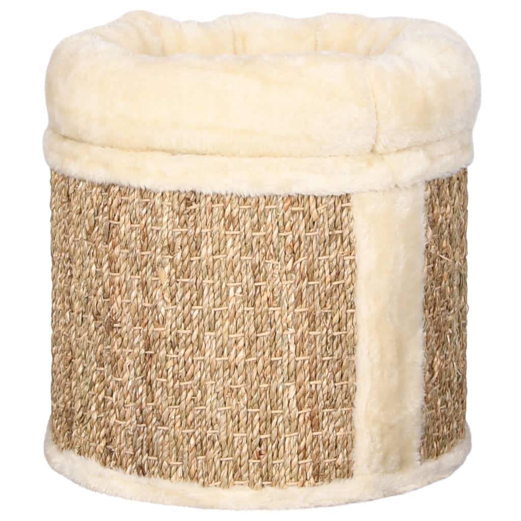 Katzenhaus mit Luxuriösem Katzenbett 33 cm Seegras - Pazzar.ch