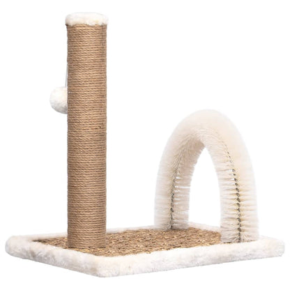 Katzenbaum mit Fellpflegebogen und Kratzsäule - Pazzar.ch