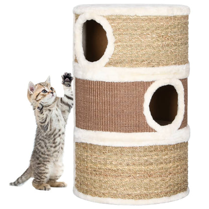 Katzen-Kratztonne 60 cm Seegras - Pazzar.ch