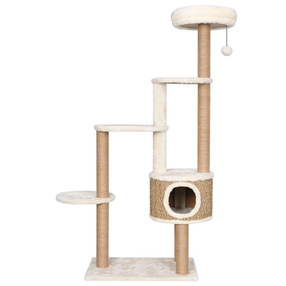 Katzen-Kratzbaum mit Luxuriösem Kissen 148 cm Seegras - Pazzar.ch