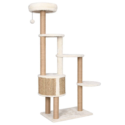 Katzen-Kratzbaum mit Luxuriösem Kissen 148 cm Seegras - Pazzar.ch