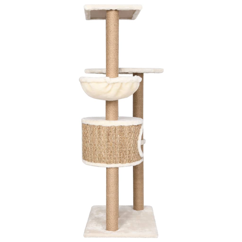 Katzen-Kratzbaum 126 cm Seegras - Pazzar.ch