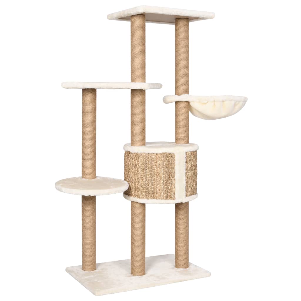 Katzen-Kratzbaum 126 cm Seegras - Pazzar.ch