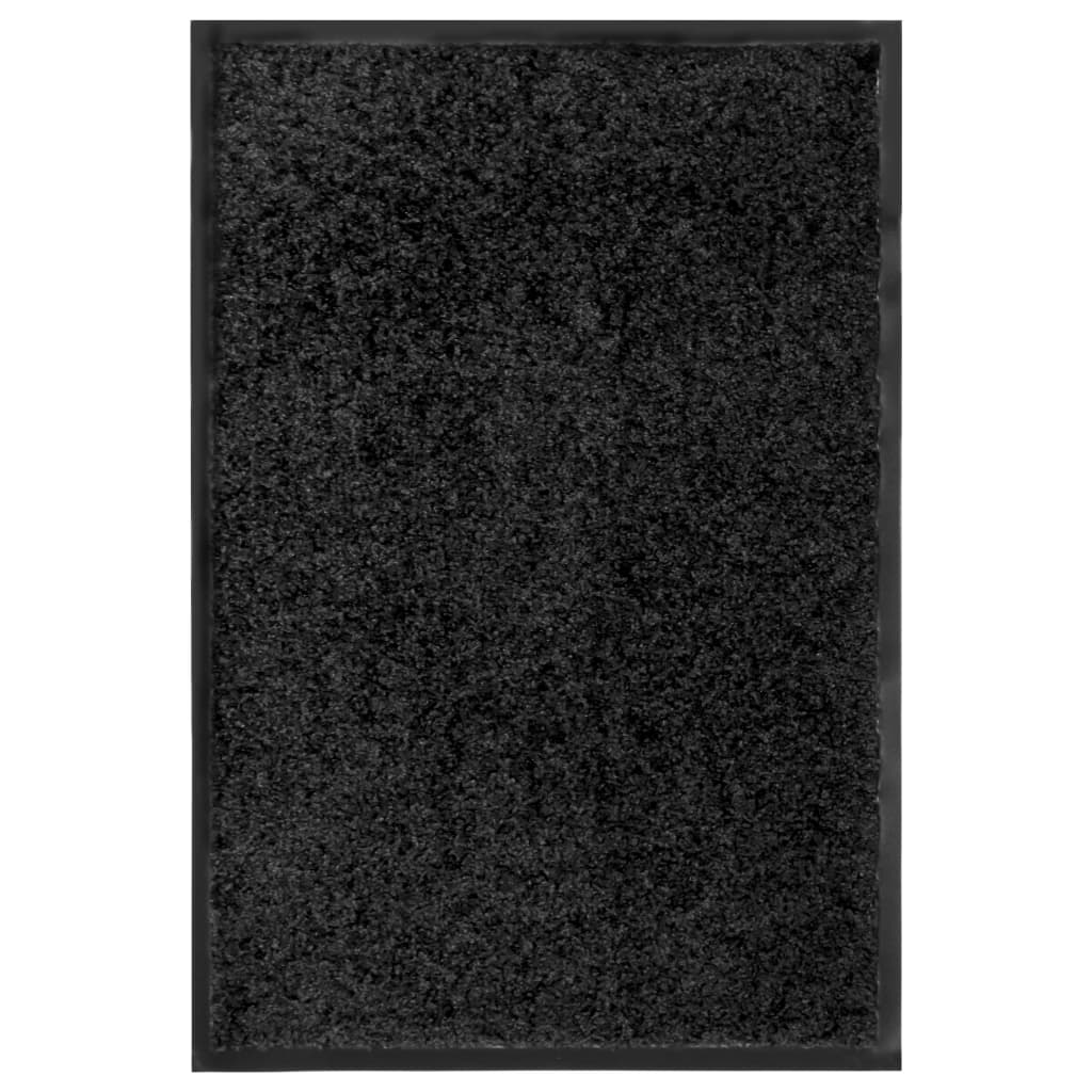 Fußmatte Waschbar Schwarz 40x60 cm - Pazzar.ch