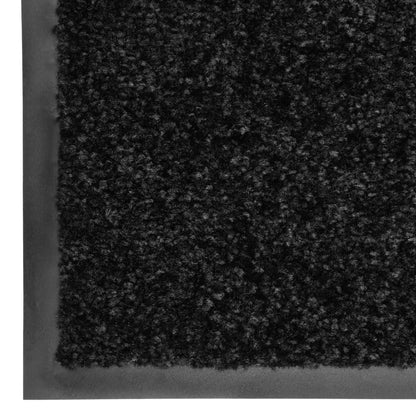 Fußmatte Waschbar Schwarz 40x60 cm - Pazzar.ch