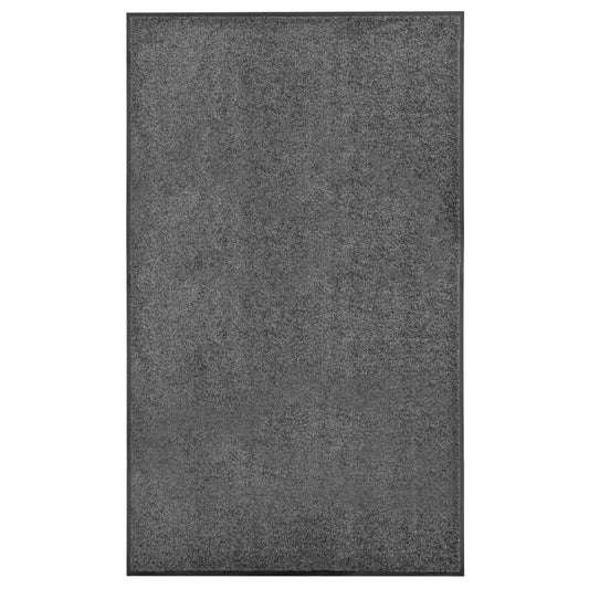 Fußmatte Waschbar Anthrazit 90x150 cm - Pazzar.ch