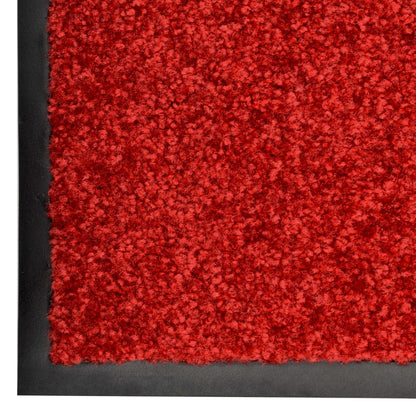 Fußmatte Waschbar Rot 90x150 cm - Pazzar.ch