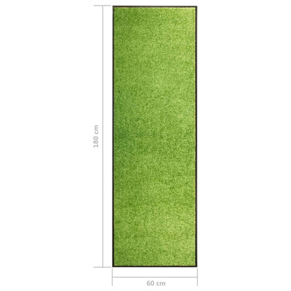 Fußmatte Waschbar Grün 60x180 cm - Pazzar.ch