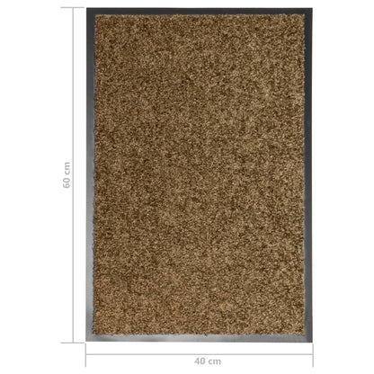 Fußmatte Waschbar Braun 40x60 cm - Pazzar.ch