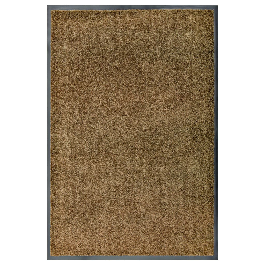 Fußmatte Waschbar Braun 60x90 cm - Pazzar.ch