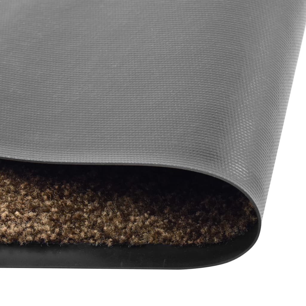 Fußmatte Waschbar Braun 60x90 cm - Pazzar.ch