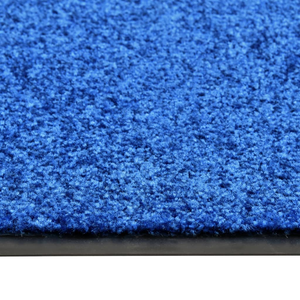 Fußmatte Waschbar Blau 90x150 cm - Pazzar.ch