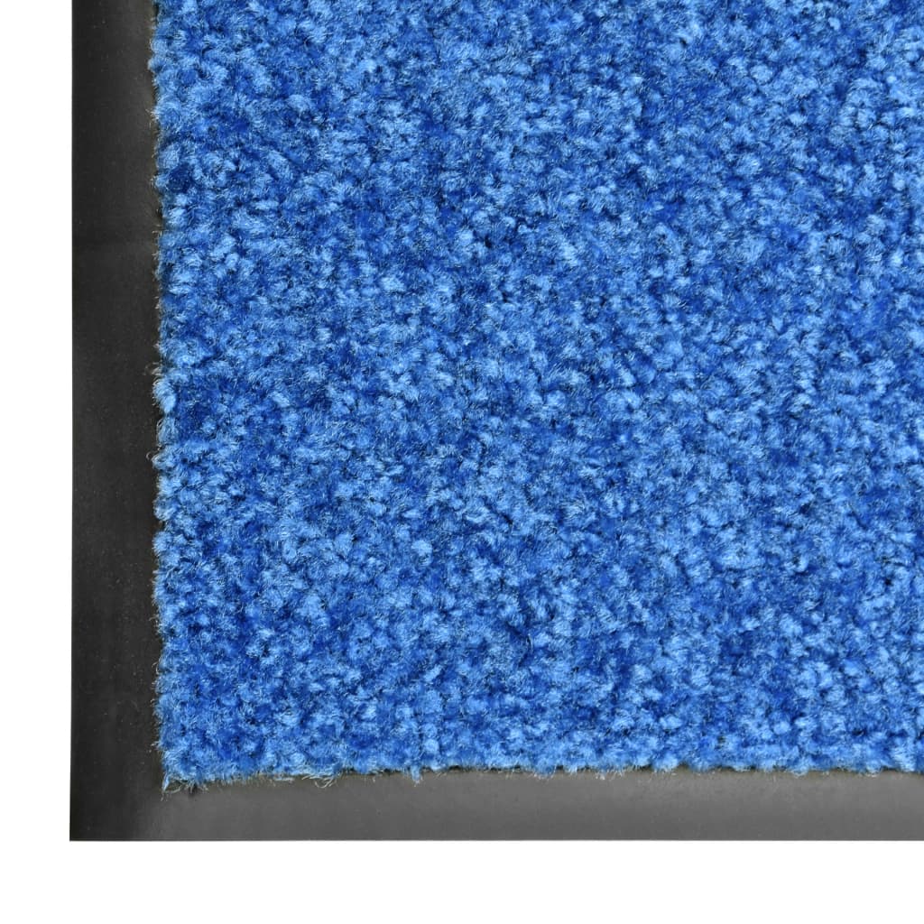 Fußmatte Waschbar Blau 90x150 cm - Pazzar.ch