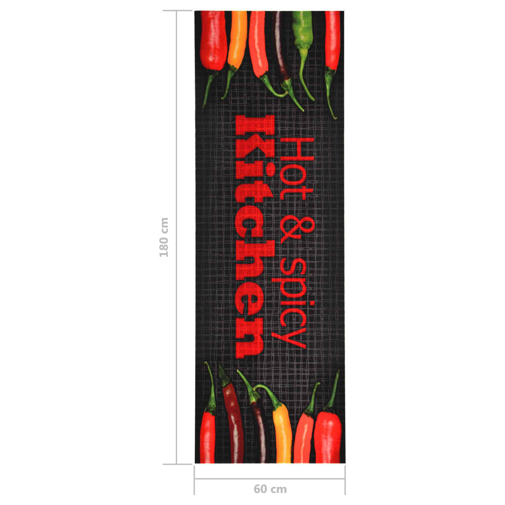 Küchenbodenmatte Waschbar Hot&Spicy 60x180 cm - Pazzar.ch