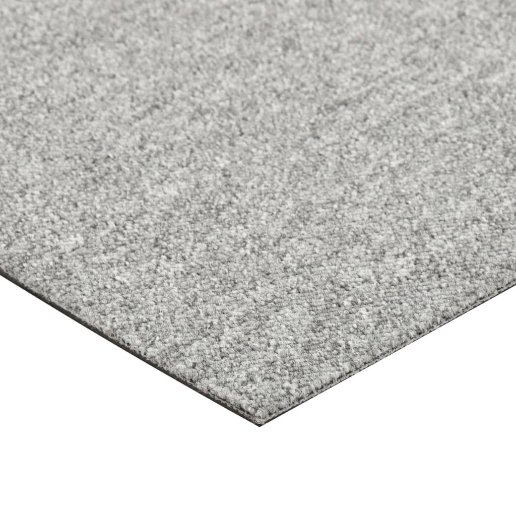 Teppichfliesen 20 Stk. 5 m² 50x50 cm Hellgrau - Pazzar.ch