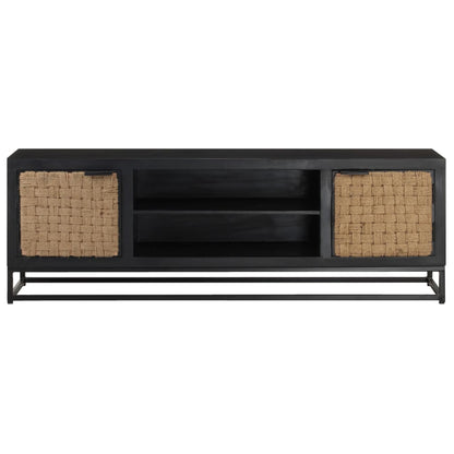 TV-Schrank 120x30x40 cm Massivholz Mango - Pazzar.ch