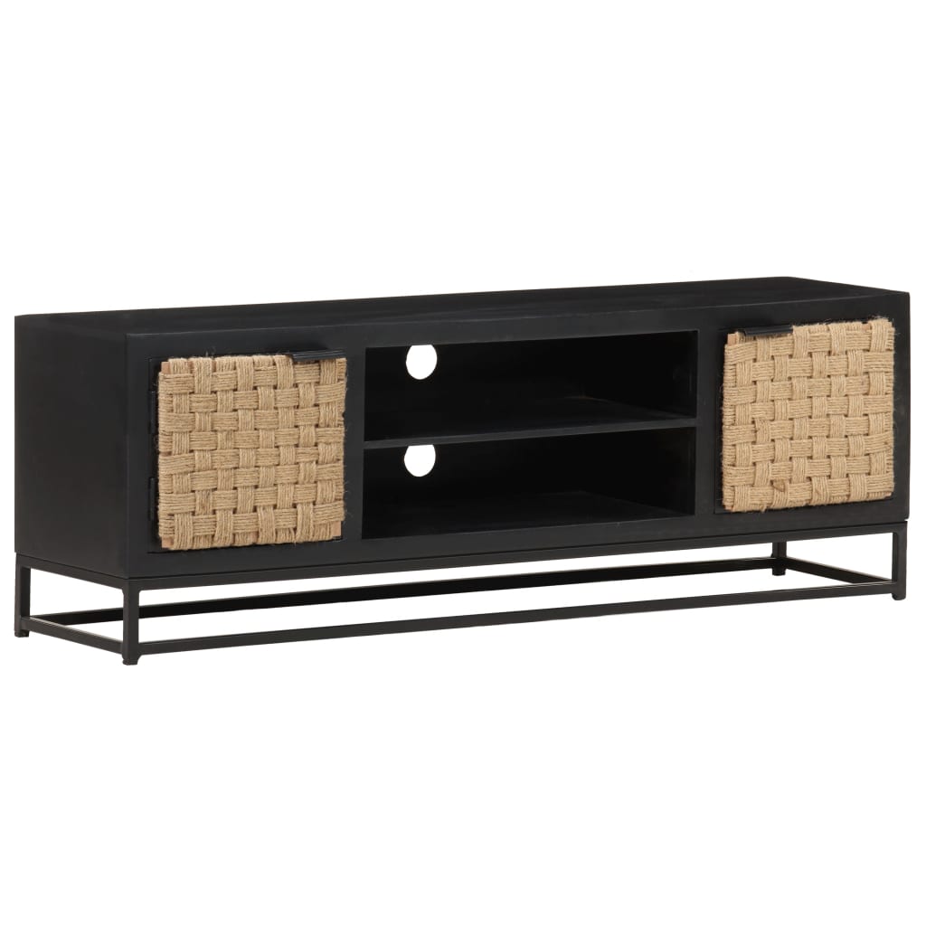 TV-Schrank 120x30x40 cm Massivholz Mango - Pazzar.ch