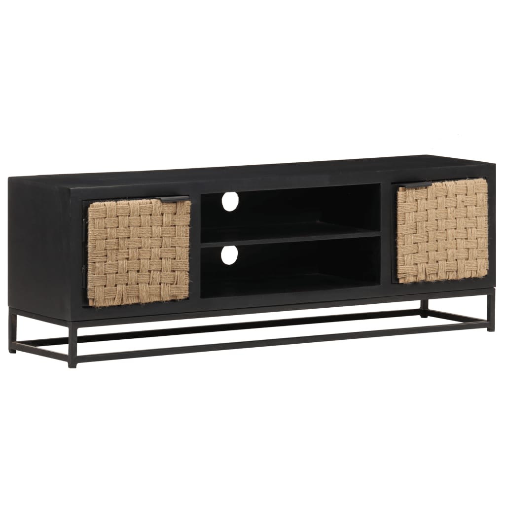 TV-Schrank 120x30x40 cm Massivholz Mango - Pazzar.ch