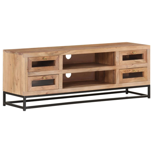 TV-Schrank 110x30x40 cm Akazie Massivholz - Pazzar.ch