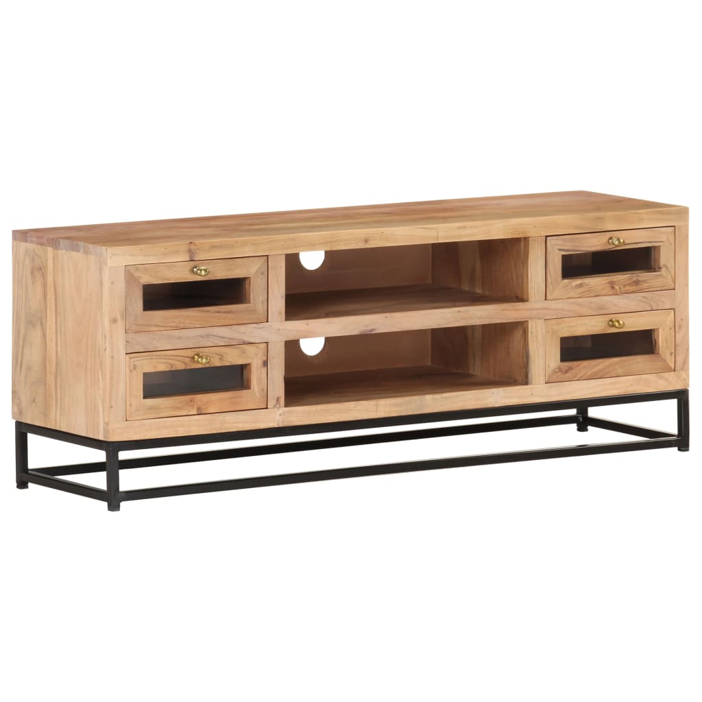 TV-Schrank 110x30x40 cm Akazie Massivholz - Pazzar.ch
