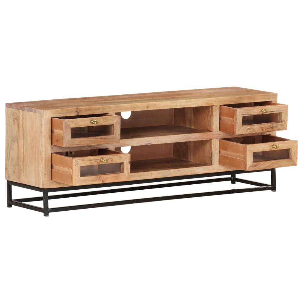 TV-Schrank 110x30x40 cm Akazie Massivholz - Pazzar.ch