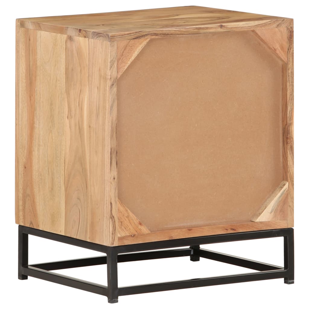 Nachttisch 40x30x50 cm Akazie Massivholz - Pazzar.ch