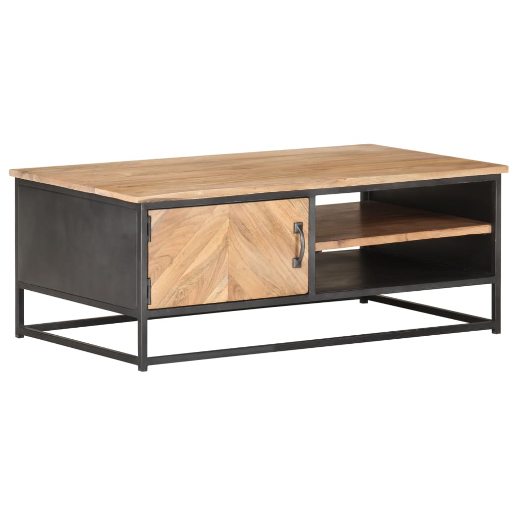 Couchtisch 90x50x35 cm Massivholz Akazie - Pazzar.ch