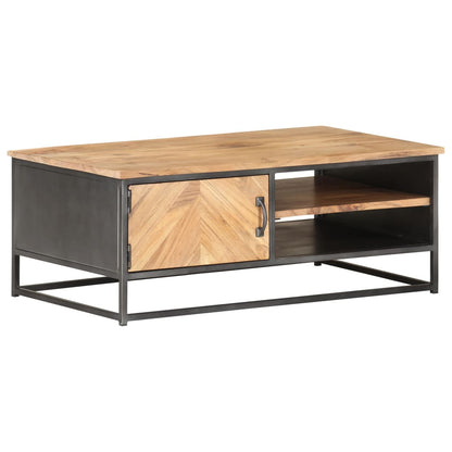 Couchtisch 90x50x35 cm Massivholz Akazie - Pazzar.ch