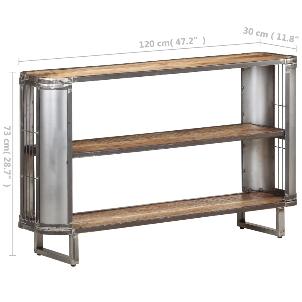 Sideboard 120x30x73 cm Massivholz Mango - Pazzar.ch