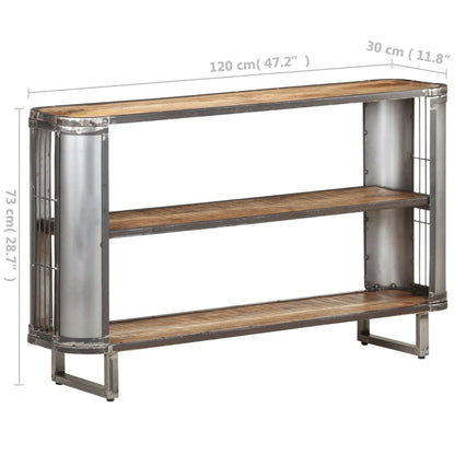 Sideboard 120x30x73 cm Massivholz Mango - Pazzar.ch