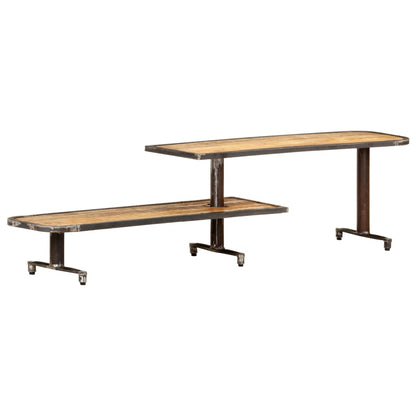 TV-Schrank 160x30x40 cm Massivholz Mango - Pazzar.ch
