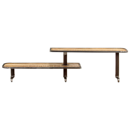 TV-Schrank 160x30x40 cm Massivholz Mango - Pazzar.ch