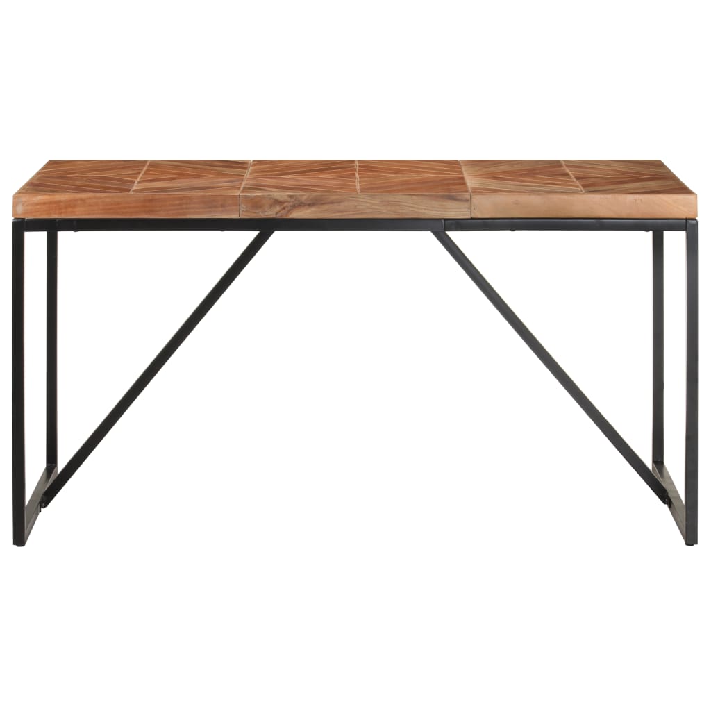 Esstisch 140x70x76 cm Massivholz Akazie und Mango - Pazzar.ch