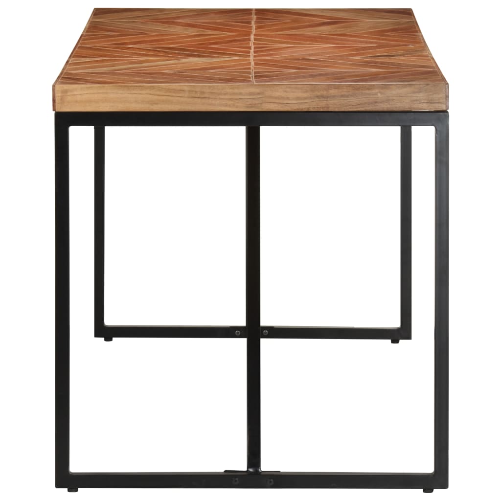 Esstisch 140x70x76 cm Massivholz Akazie und Mango - Pazzar.ch