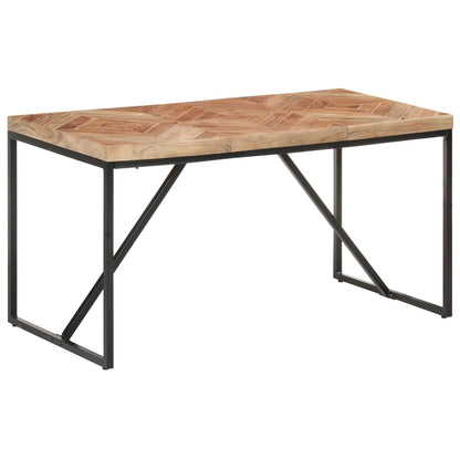 Esstisch 140x70x76 cm Massivholz Akazie und Mango - Pazzar.ch