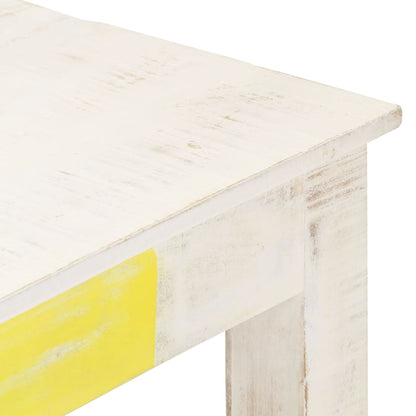 Couchtisch Weiß 110x60x45 cm Massivholz Mango - Pazzar.ch