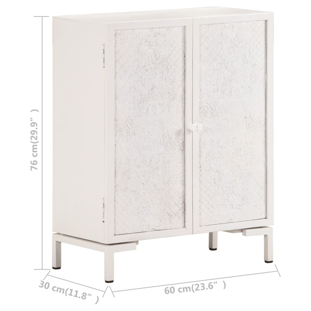 Sideboard 60x30x76 cm Massivholz Mango - Pazzar.ch