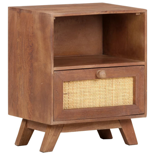 Nachttisch 40x30x50 cm Mango Massivholz - Pazzar.ch