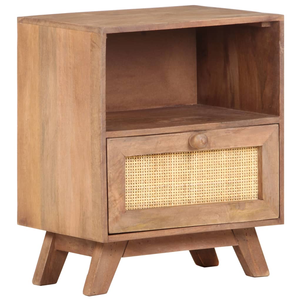 Nachttisch 40x30x50 cm Mango Massivholz - Pazzar.ch