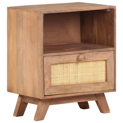 Nachttisch 40x30x50 cm Mango Massivholz - Pazzar.ch