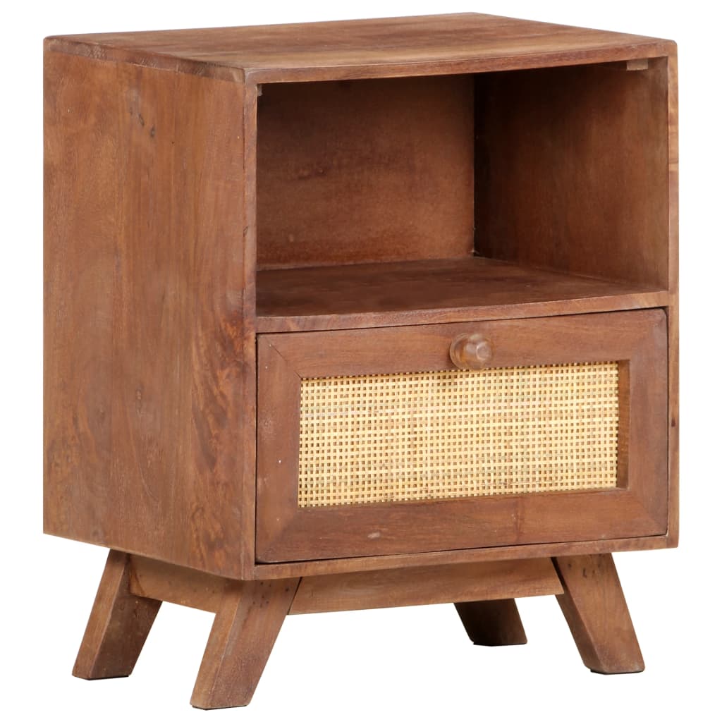Nachttisch 40x30x50 cm Mango Massivholz - Pazzar.ch
