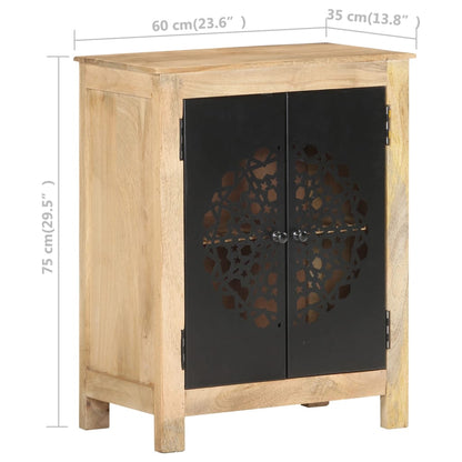 Sideboard 60x35x75 cm Massivholz Mango - Pazzar.ch