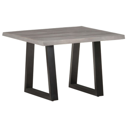 Couchtisch mit Baumkanten 60x60x40 cm Massivholz Akazie - Pazzar.ch