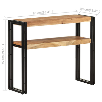 Konsolentisch 90x30x75 cm Massivholz Akazie - Pazzar.ch