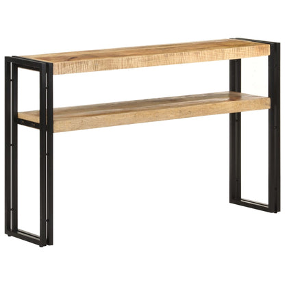 Konsolentisch 120x30x75 cm Raues Mangoholz - Pazzar.ch