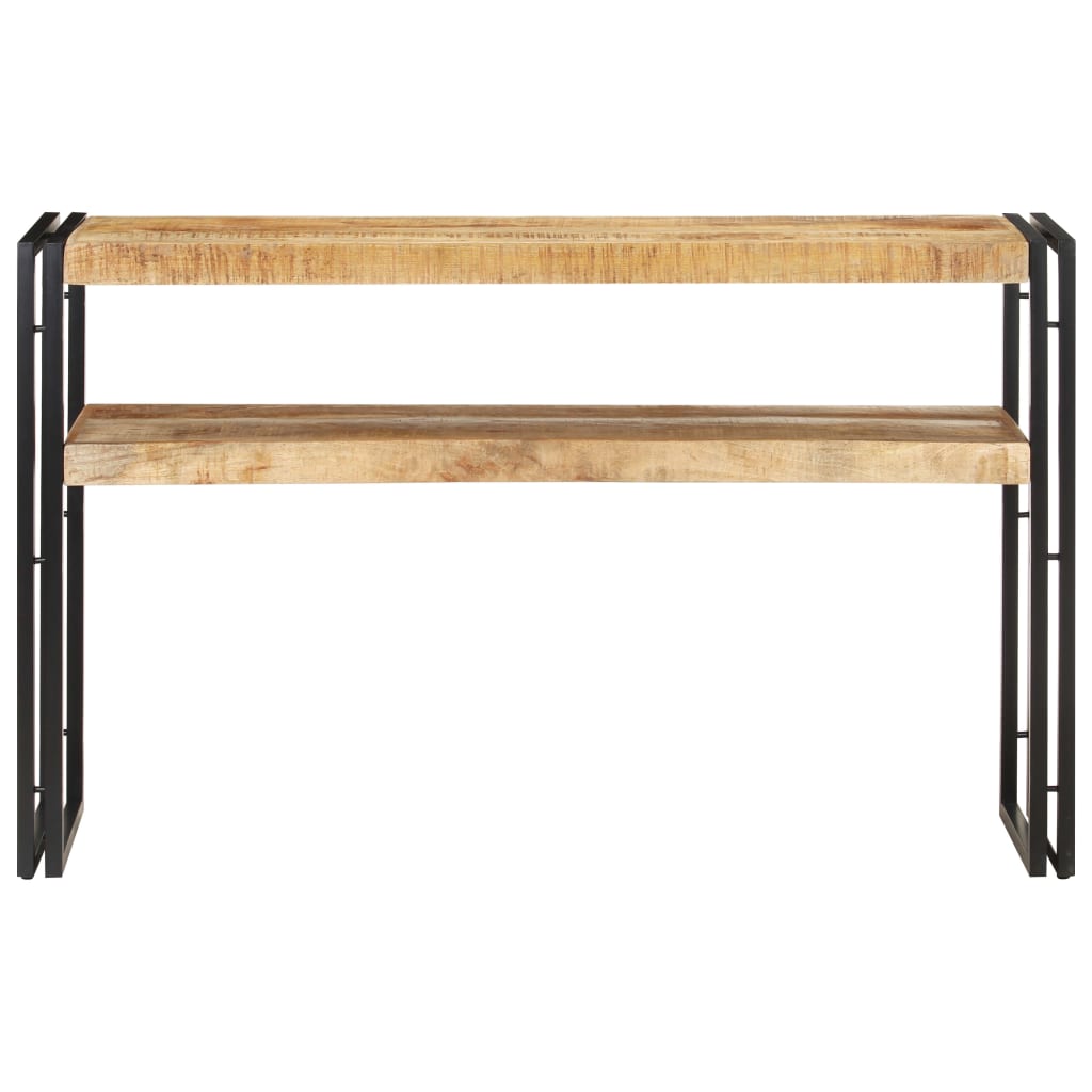 Konsolentisch 120x30x75 cm Raues Mangoholz - Pazzar.ch