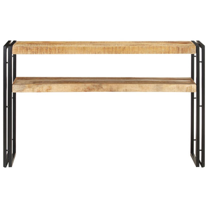 Konsolentisch 120x30x75 cm Raues Mangoholz - Pazzar.ch