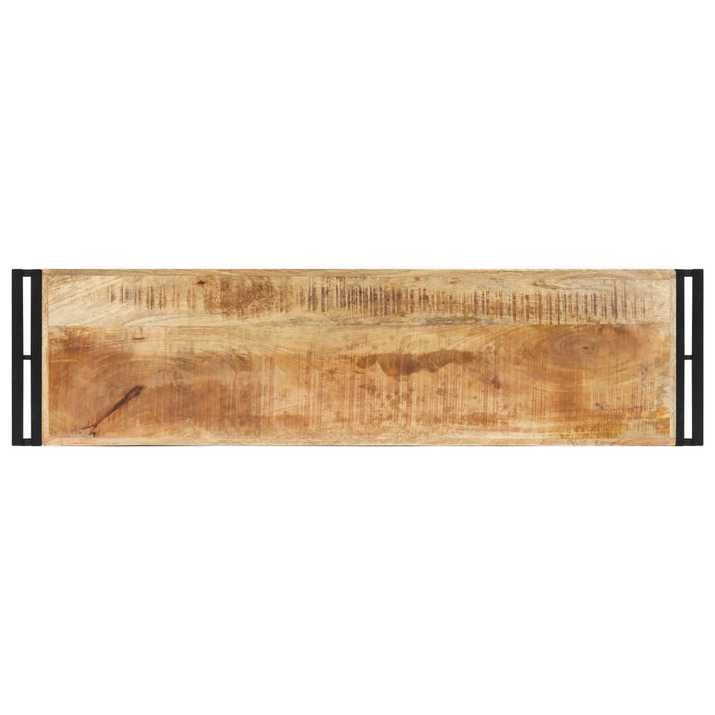 Konsolentisch 120x30x75 cm Raues Mangoholz - Pazzar.ch